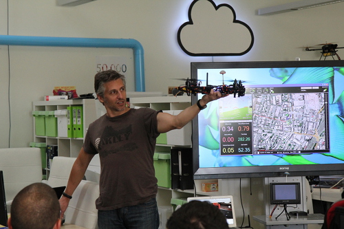 Ian from MakerDrone speaking about Quadcopters.