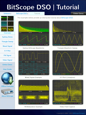 BitScope DSO | Tutorial Examples.